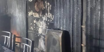 Los menores estaban durmiendo cuando se desató el accidente.