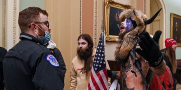 Manifestantes pro Trump ingresaron al Congreso en Estados Unidos.