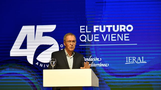 Juan Schiaretti. Almuerzo de la Fundación Mediterránea por su 45 aniversario. (Ramiro Pereyra / La Voz)