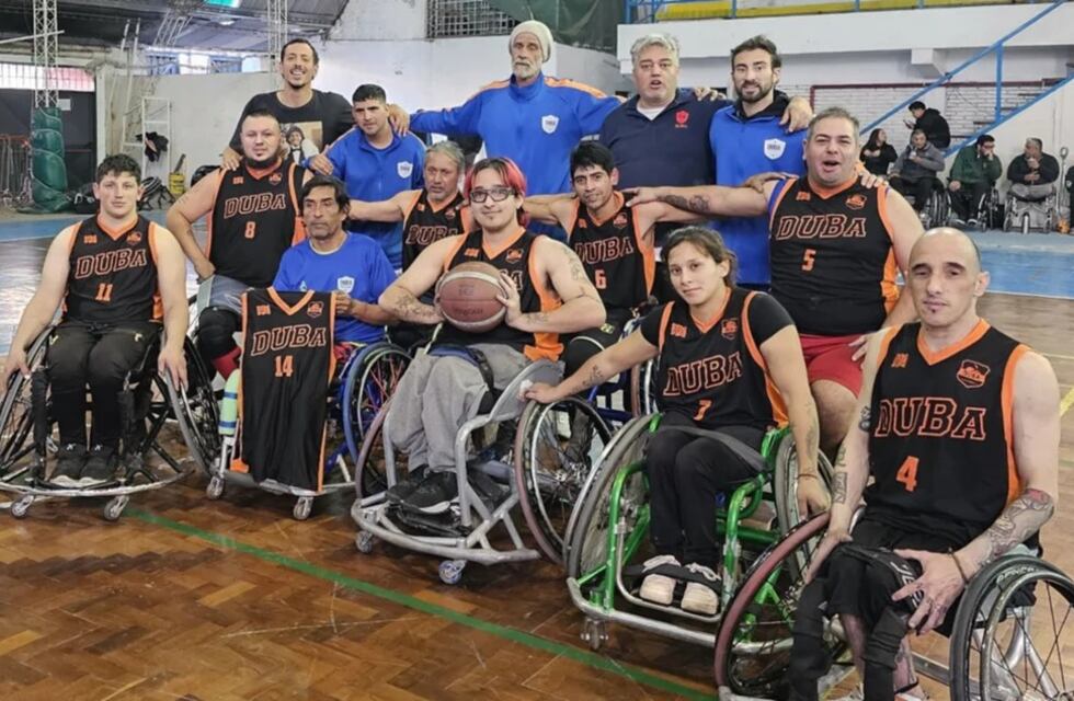 Básquet adaptado: DUBa, con el puntaltense Leo Sarraúa, compitió en Córdoba