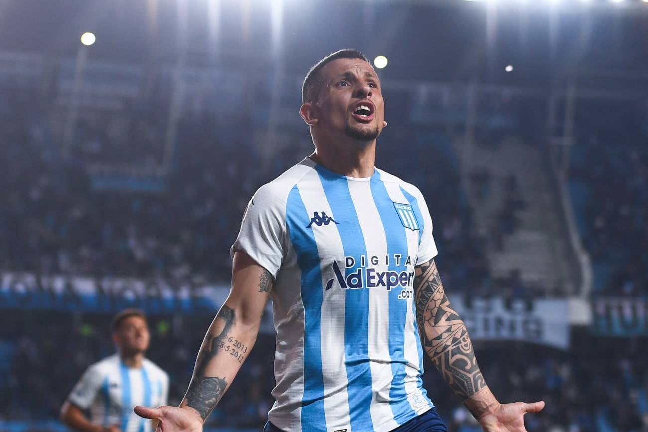 Emiliano Vecchio y un regreso con gol en Racing (Prensa Racing)