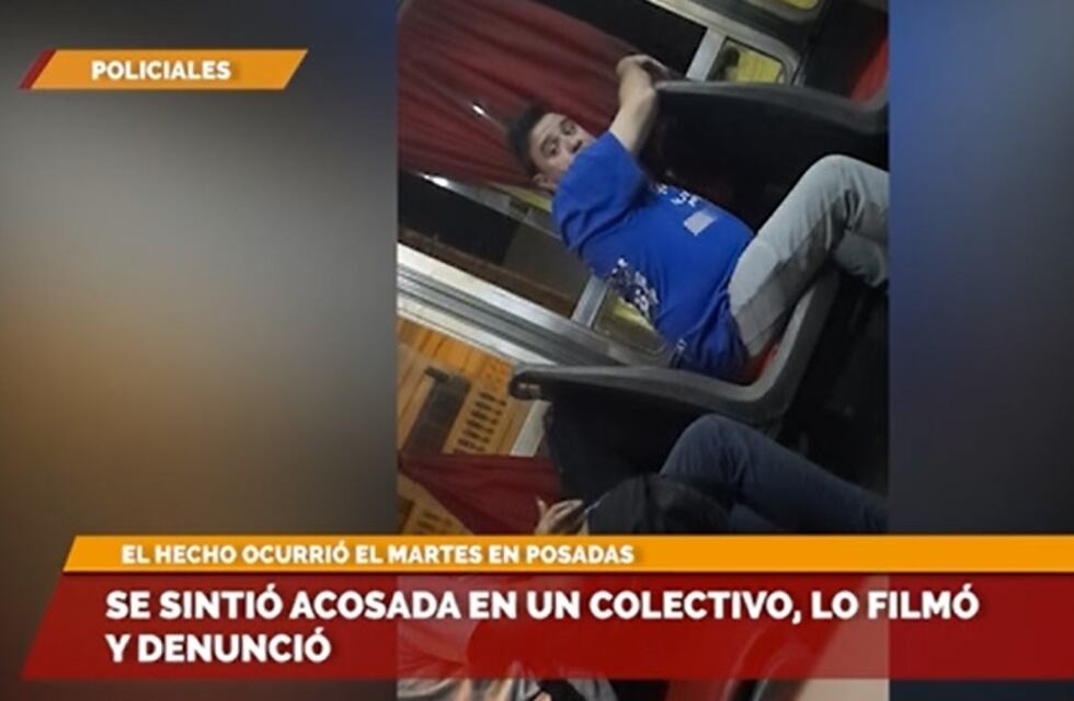 Acoso en Posadas: una estudiante filmó y denunció a un individuo