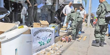 Droga incautada por Gendarmería Nacional