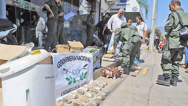 Droga incautada por Gendarmería Nacional