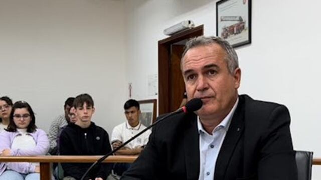 El concejal del PRO, Ceferino Mondino