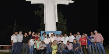 Se inauguró el segundo cristo Redentor de la provincia en Sargento Moya