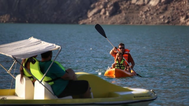El dique Punta Negra fue uno de los sitios más visitados durante el fin de semana extra largo/ Si San Juan