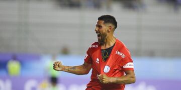 Lo grita con todo Franco Jara, de racha en Belgrano.