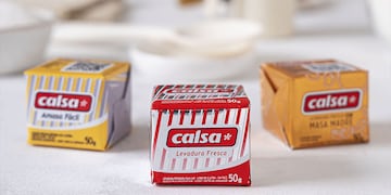 Los famosos cubitos de Levadura fresca Calsa: Tradicional, Amasa fácil y con Masa Madre. Tres opciones para sorprender.