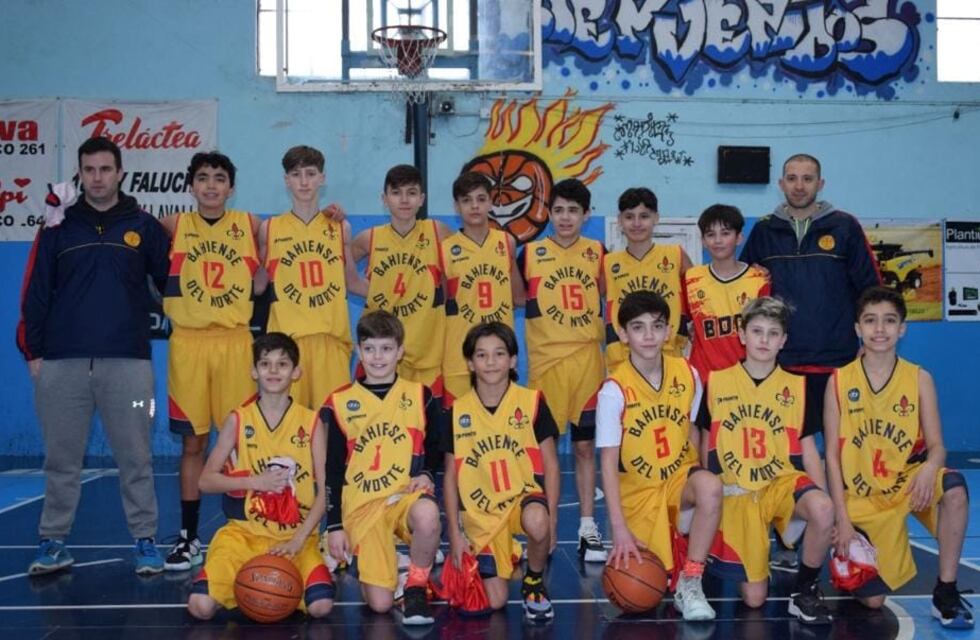 Básquet: con puntaltenses, el U-13 de Bahiense del Norte avanza en la Liga Federal