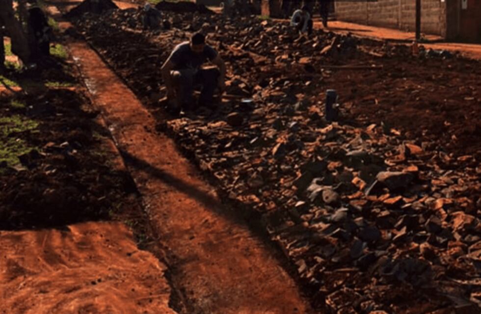 Continúan realizándose obras en varios barrios de Puerto Iguazú