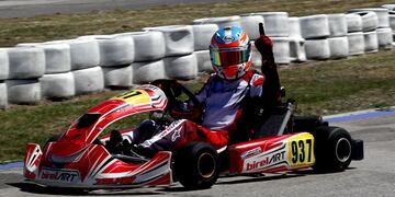 Fausto Arnaudo piloto karting Arroyito