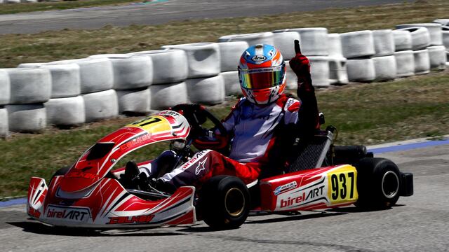 Fausto Arnaudo piloto karting Arroyito