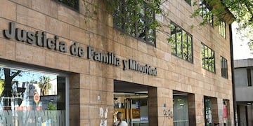 En Mendoza hay 1.500 Deudores Alimentarios Morosos inscriptos y buscan agravar las sanciones.
Frente del edificio de Justicia de Familia y Minoridad.