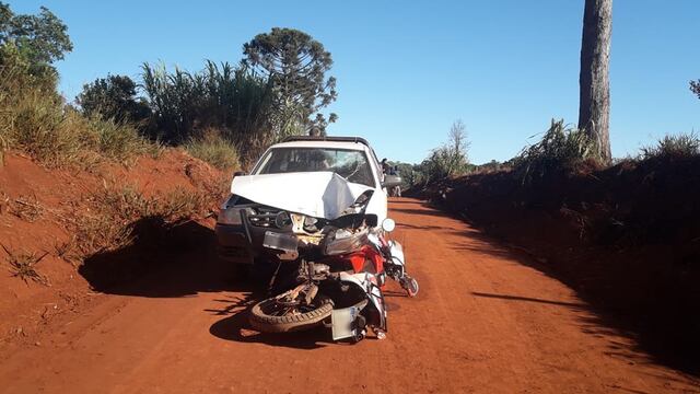 Andresito: accidente vial deja como saldo una mujer con heridas