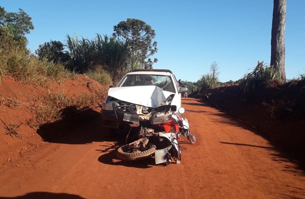 Andresito: accidente vial deja como saldo una mujer con heridas