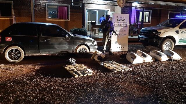 Incautaron casi 100 kilos de marihuana en Hipólito Yrigoyen.