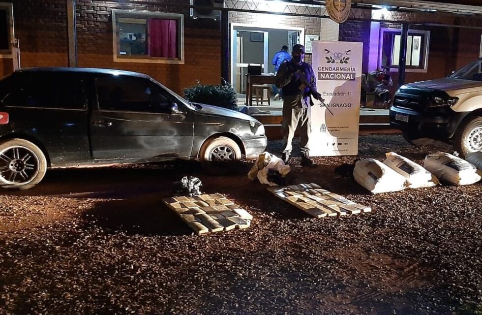 Incautaron casi 100 kilos de marihuana en Hipólito Yrigoyen