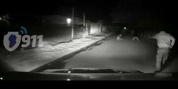 La Policía logró detener a los dos delincuentes.