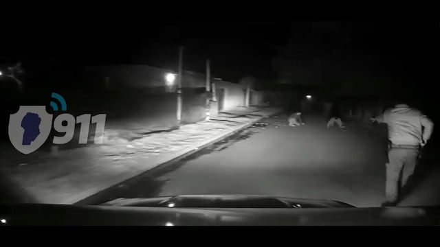 La Policía logró detener a los dos delincuentes.