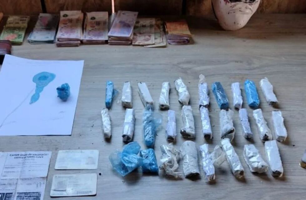 Incautan estupefacientes tras un allanamiento en San Antonio