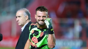 Ignacio Chicco, arquero de Belgrano, tiene todas las chances para afirmarse como titular con la venta de Losada a Lanús. (Prensa Belgrano)