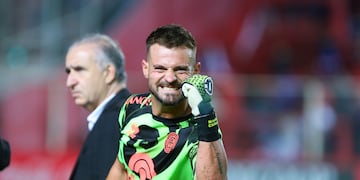 Ignacio Chicco, arquero de Belgrano, tiene todas las chances para afirmarse como titular con la venta de Losada a Lanús. (Prensa Belgrano)