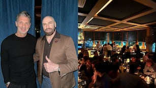 Visitó el restaurante de Narda Lepes en Belgrano.