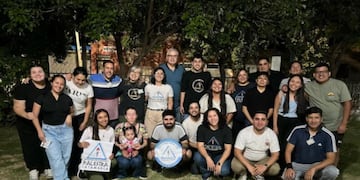 Integrantes del Secretariado Nacional del Movimiento Palestra y de la Comisión Organizadora del VII Encuentro Nacional de Palestristas Adultos (ENPA), reunidos en Catamarca.