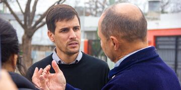 Viotti recorrió el barrio Fátima
