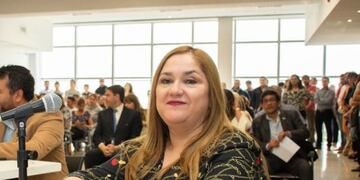 La concejal del Frente de Todos, Paola Álvarez, viajó a Chaco por un acto de Cristina Kirchner con fondos del pueblo.