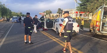 Perdió el control del vehículo en Carlos Paz