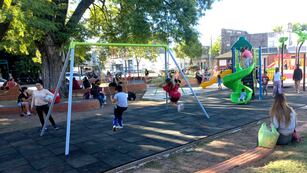 Los nuevos juegos del Parque Islas Malvinas