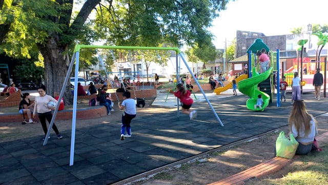 Los nuevos juegos del Parque Islas Malvinas