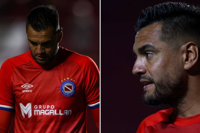 Chiquito Romero en su debut con la camiseta de Argentinos Juniors. (Gentileza AAAJ)