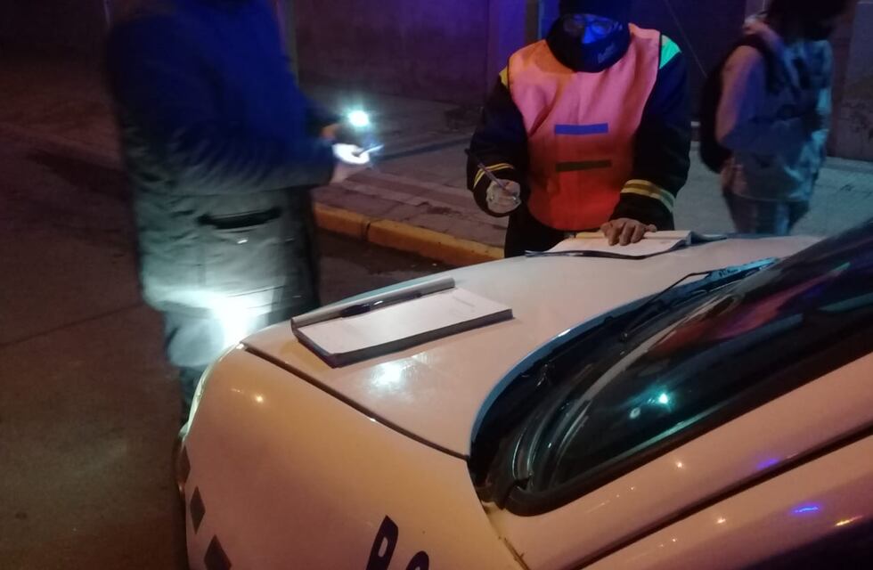 Se labraron 38 actas por no respetar la restricción a la circulación