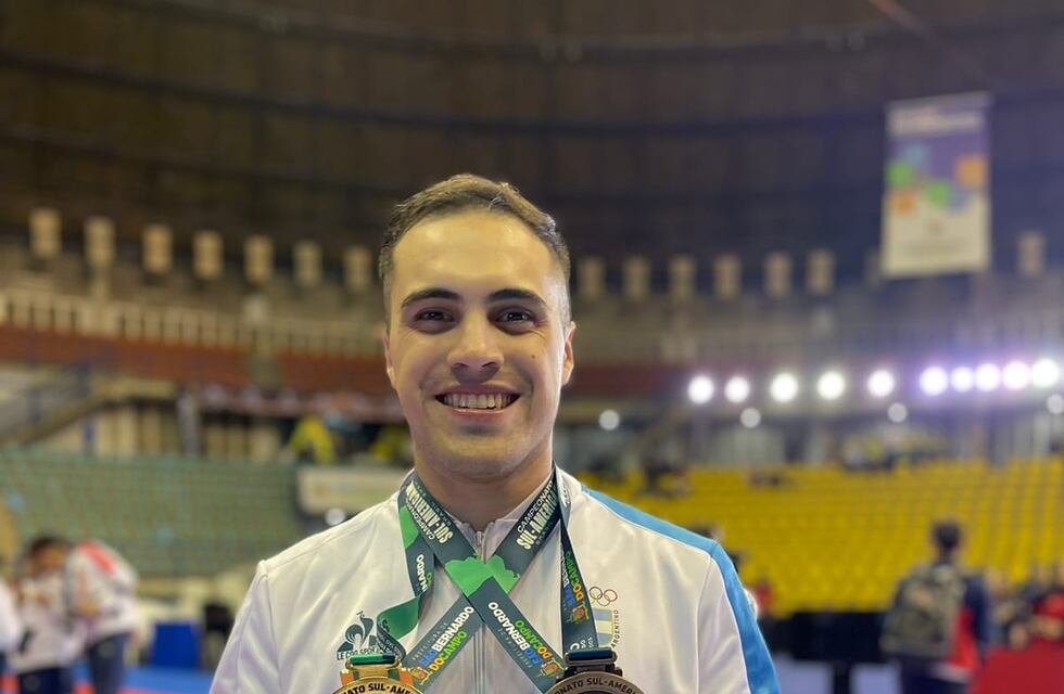 Gonzalo Navarro: multicampeón de karate e ingeniero civil