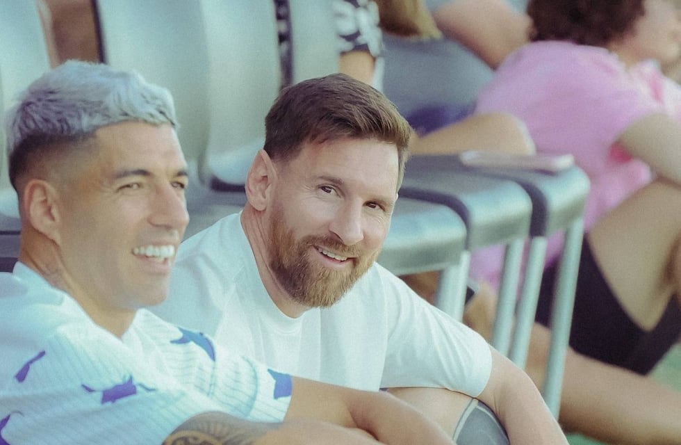 Lionel Messi volvió a Rosario con su hijo Thiago para ver la Newell’s Cup