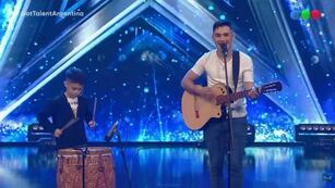 Padre e hijo deslumbraron a los jueces de Got Talent Argentina.