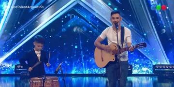 Padre e hijo deslumbraron a los jueces de Got Talent Argentina.