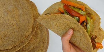 Fajitas de lentejas
