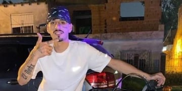 El estremecedor video de El Noba usando un casco que le regaló un fan: “Las señales de la vida”