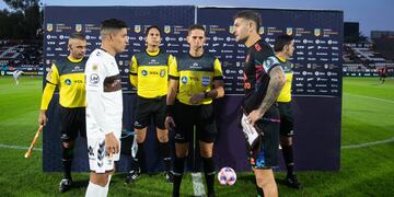 Belgrano en su visita a Platense por la fecha 18 de Liga Profesional. (Prensa Platense).