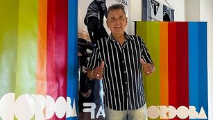 Gabriel Raies, durante la promoción de su biografía, escrita por Iannaccone.