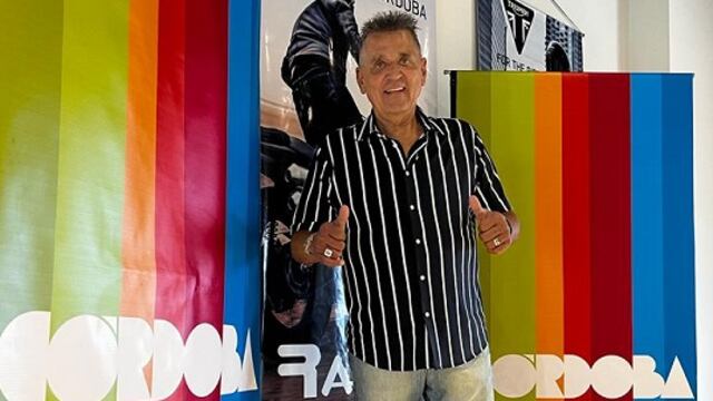 Gabriel Raies, durante la promoción de su biografía, escrita por Iannaccone.