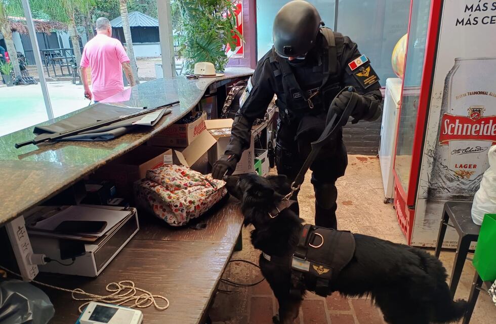 Controles anti drogas: perros antidrogas controlaron una fiesta electrónica en Villa Carlos Paz