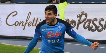 Giovanni Simeone, el único argentino campeón con Napoli. (@sscnapoliES)