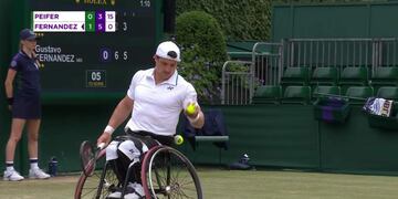 El cordobés Gustavo Fernández viene de llegar a semifinales en Wimbledon. (@ESPNtenis)