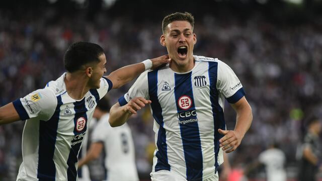 Gol de goleador. Federico Girotti puso a Talleres 1 a 0 ante Atlético Tucumán (La Voz).