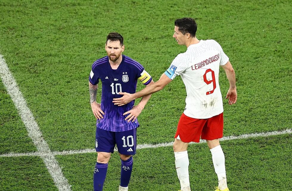 Mundial de Qatar 2022: en Polonia, los medios dieron información sobre el cruce entre Messi y Lewandowski
